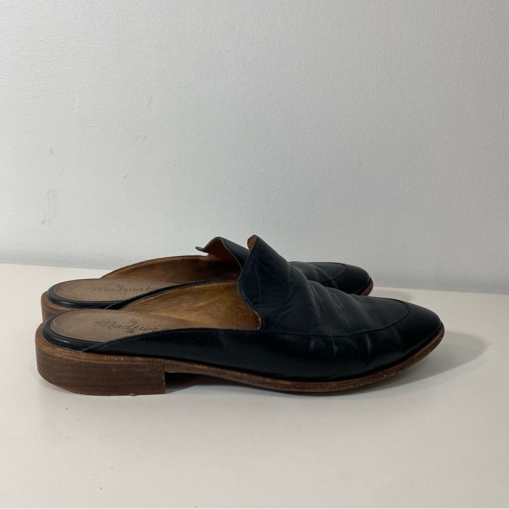 Madewell Black Leather Frances Mule - Picture 9 of 11